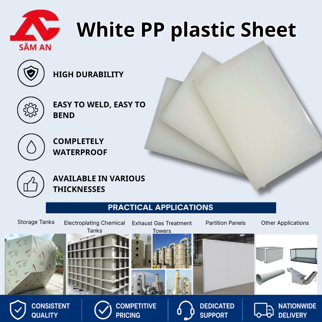 White PP sheet